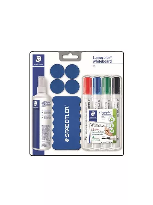 STAEDTLER Táblamarker készlet, 2 mm, kúpos, STAEDTLER "Lumocolor® Set 613 S", 10 darabos