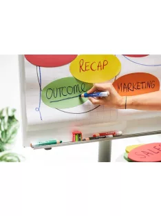   STABILO Táblaceruza fehértáblához, flipchartpapírhoz, kúpos, STABILO "MARKdry", kék