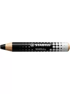STABILO Táblaceruza fehértáblához, flipchartpapírhoz, kúpos, STABILO "MARKdry", fekete