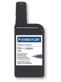   STAEDTLER Tustinta, 22 ml, STAEDTLER "Mars® Matic 745 M", fekete