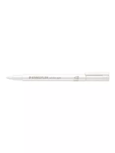   STAEDTLER Dekormarker, 1-2 mm, kúpos, STAEDTLER "8323", fehér