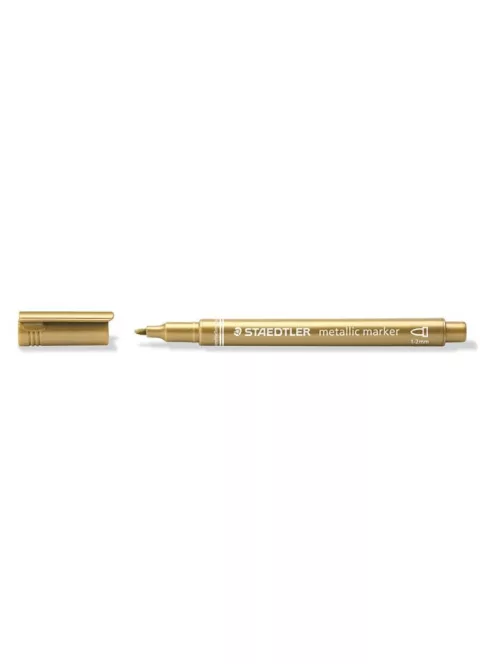 STAEDTLER Dekormarker, 1-2 mm, kúpos, STAEDTLER "8323", arany