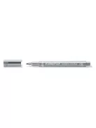 STAEDTLER Dekormarker, 1-2 mm, kúpos, STAEDTLER "8323", ezüst