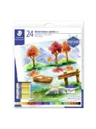 STAEDTLER Akvarell festék, tubusos, STAEDTLER "8880", 24 különböző szín