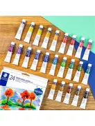 STAEDTLER Akvarell festék, tubusos, STAEDTLER "8880", 24 különböző szín