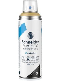   SCHNEIDER Akrilfesték spray, 200 ml, SCHNEIDER "Paint-It 030", arany