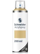 SCHNEIDER Akrilfesték spray, 200 ml, SCHNEIDER "Paint-It 030", arany
