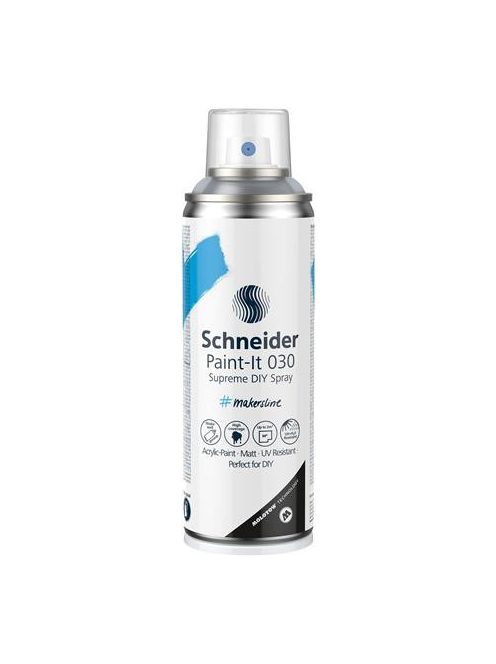 SCHNEIDER Akrilfesték spray, 200 ml, SCHNEIDER "Paint-It 030", átlátszó fényes bevonat