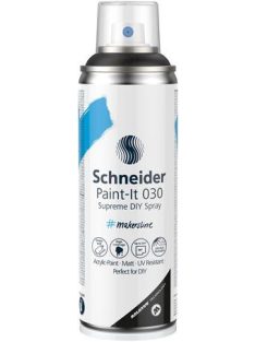   SCHNEIDER Akrilfesték spray, 200 ml, SCHNEIDER "Paint-It 030", fekete