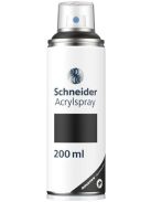 SCHNEIDER Akrilfesték spray, 200 ml, SCHNEIDER "Paint-It 030", fekete