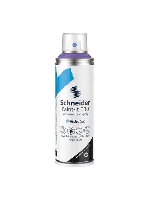 SCHNEIDER Akrilfesték spray, 200 ml, SCHNEIDER "Paint-It 030", lila