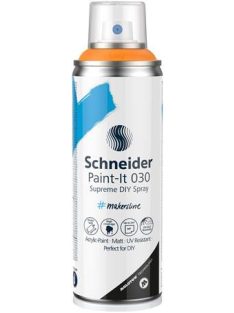   SCHNEIDER Akrilfesték spray, 200 ml, SCHNEIDER "Paint-It 030", narancssárga