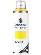 SCHNEIDER Akrilfesték spray, 200 ml, SCHNEIDER "Paint-It 030", sárga