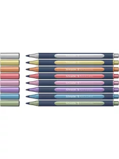   SCHNEIDER Metálfényű rollertoll készlet, 0,4 mm, SCHNEIDER "Paint-It 050" 8 különböző szín