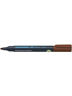   SCHNEIDER Alkoholos marker, 1-3 mm, kúpos, SCHNEIDER "Maxx 130", barna