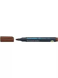   SCHNEIDER Alkoholos marker, 1-3 mm, kúpos, SCHNEIDER "Maxx 130", barna