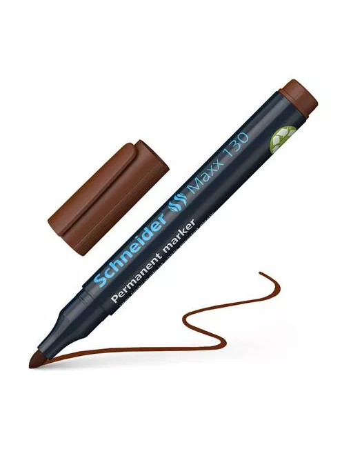 SCHNEIDER Alkoholos marker, 1-3 mm, kúpos, SCHNEIDER "Maxx 130", barna