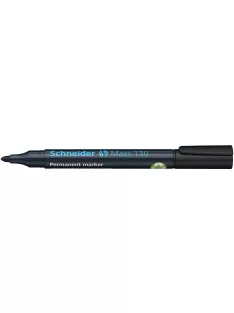   SCHNEIDER Alkoholos marker, 1-3 mm, kúpos, SCHNEIDER "Maxx 130", fekete