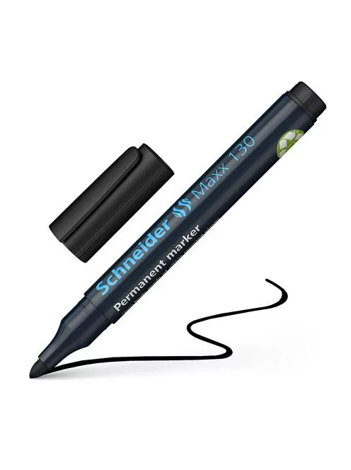 SCHNEIDER Alkoholos marker, 1-3 mm, kúpos, SCHNEIDER "Maxx 130", fekete