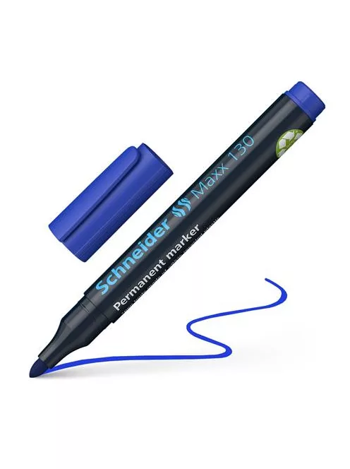 SCHNEIDER Alkoholos marker, 1-3 mm, kúpos, SCHNEIDER "Maxx 130", kék