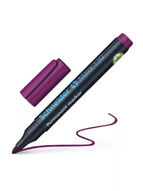 SCHNEIDER Alkoholos marker, 1-3 mm, kúpos, SCHNEIDER "Maxx 130", lila