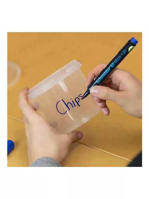 SCHNEIDER Alkoholos marker, 1-3 mm, kúpos, SCHNEIDER "Maxx 130", piros