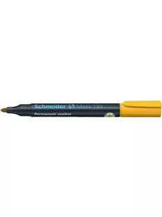   SCHNEIDER Alkoholos marker, 1-3 mm, kúpos, SCHNEIDER "Maxx 130", sárga
