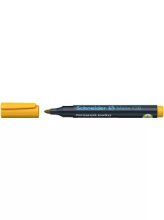   SCHNEIDER Alkoholos marker, 1-3 mm, kúpos, SCHNEIDER "Maxx 130", sárga