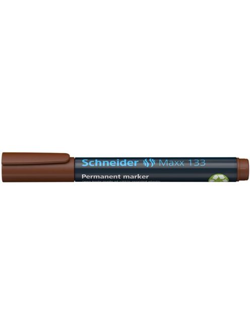 SCHNEIDER Alkoholos marker, 1-4 mm, vágott, SCHNEIDER "Maxx 133", barna