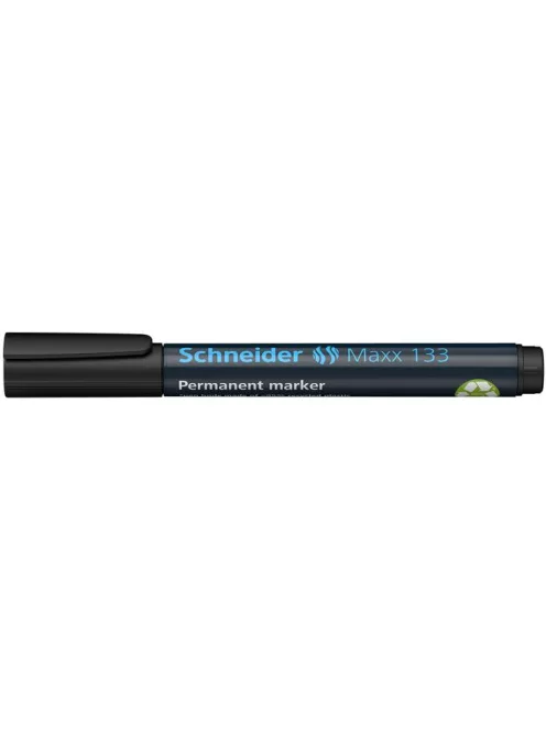 SCHNEIDER Alkoholos marker, 1-4 mm, vágott, SCHNEIDER "Maxx 133", fekete
