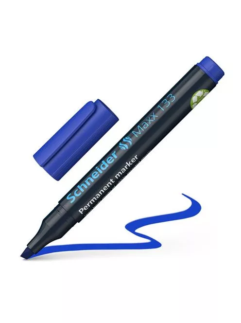 SCHNEIDER Alkoholos marker, 1-4 mm, vágott, SCHNEIDER "Maxx 133", kék