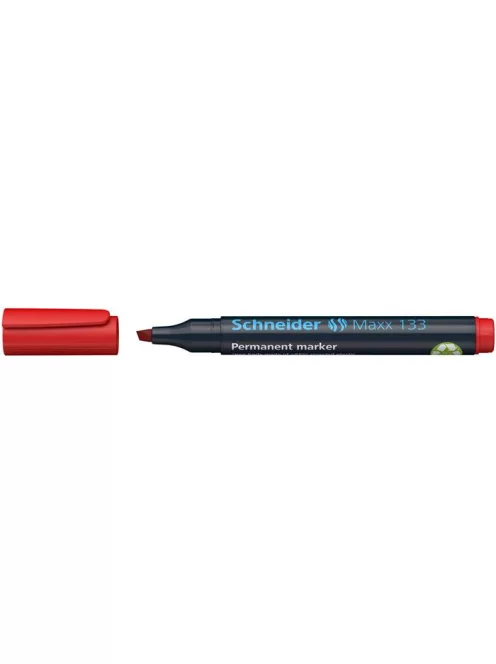 SCHNEIDER Alkoholos marker, 1-4 mm, vágott, SCHNEIDER "Maxx 133", piros