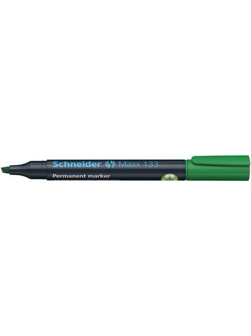 SCHNEIDER Alkoholos marker, 1-4 mm, vágott, SCHNEIDER "Maxx 133", zöld