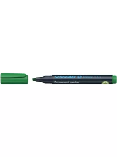   SCHNEIDER Alkoholos marker, 1-4 mm, vágott, SCHNEIDER "Maxx 133", zöld
