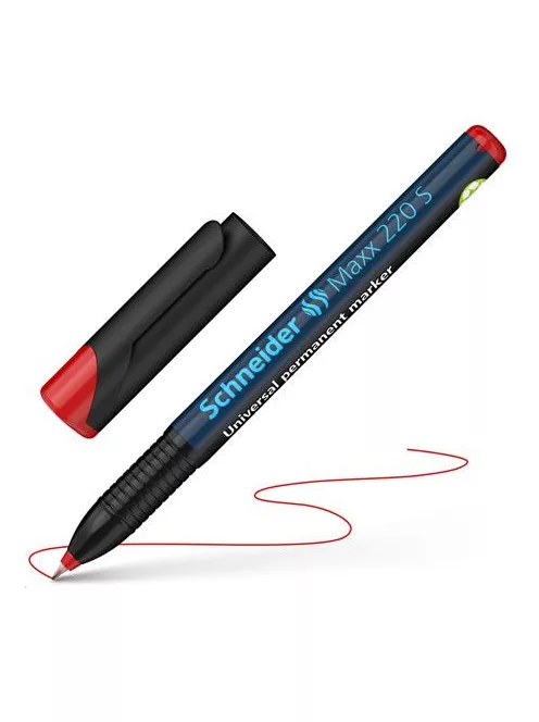 SCHNEIDER Alkoholos marker, OHP, 0,4 mm, SCHNEIDER "Maxx 220 S", piros