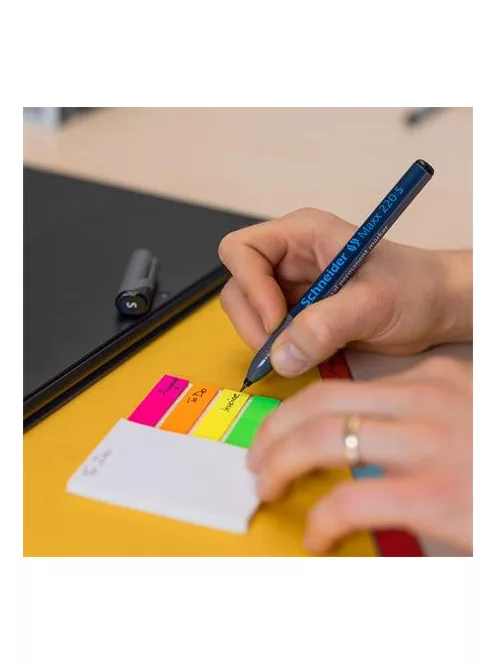 SCHNEIDER Alkoholos marker készlet, OHP, 0,4 mm, SCHNEIDER "Maxx 220 S", 4 különböző szín