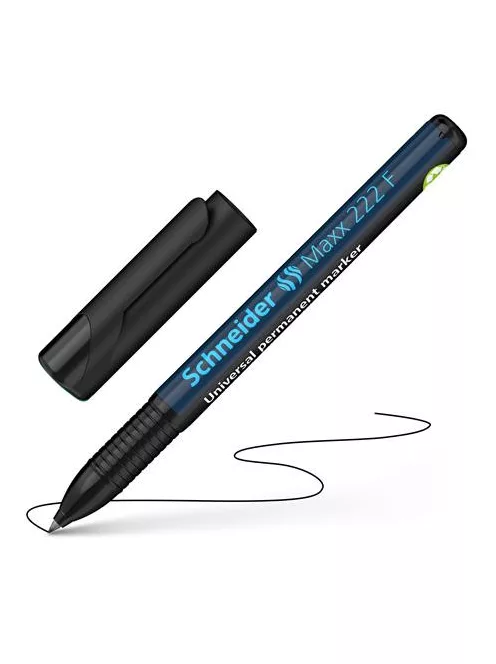 SCHNEIDER Alkoholos marker, OHP, 0,7 mm, SCHNEIDER "Maxx 222 F", fekete