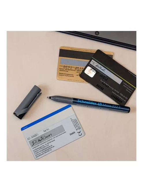 SCHNEIDER Alkoholos marker, OHP, 0,7 mm, SCHNEIDER "Maxx 222 F", fekete