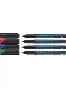 SCHNEIDER Alkoholos marker készlet, OHP, 0,7 mm, SCHNEIDER "Maxx 222 F", 4 különböző szín