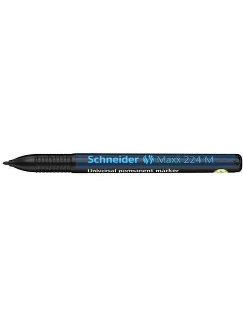 SCHNEIDER Alkoholos marker, OHP, 1 mm, SCHNEIDER "Maxx 224 M", fekete