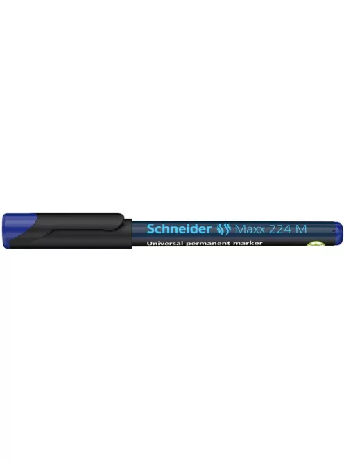 SCHNEIDER Alkoholos marker, OHP, 1 mm, SCHNEIDER "Maxx 224 M", kék