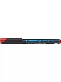   SCHNEIDER Alkoholos marker, OHP, 1 mm, SCHNEIDER "Maxx 224 M", piros