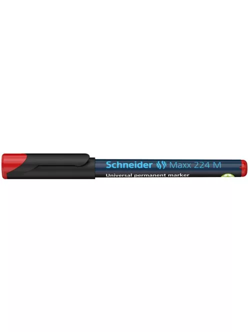 SCHNEIDER Alkoholos marker, OHP, 1 mm, SCHNEIDER "Maxx 224 M", piros