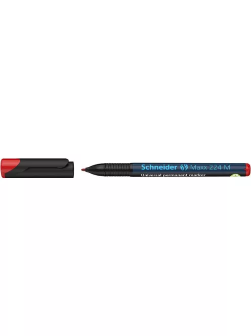 SCHNEIDER Alkoholos marker, OHP, 1 mm, SCHNEIDER "Maxx 224 M", piros