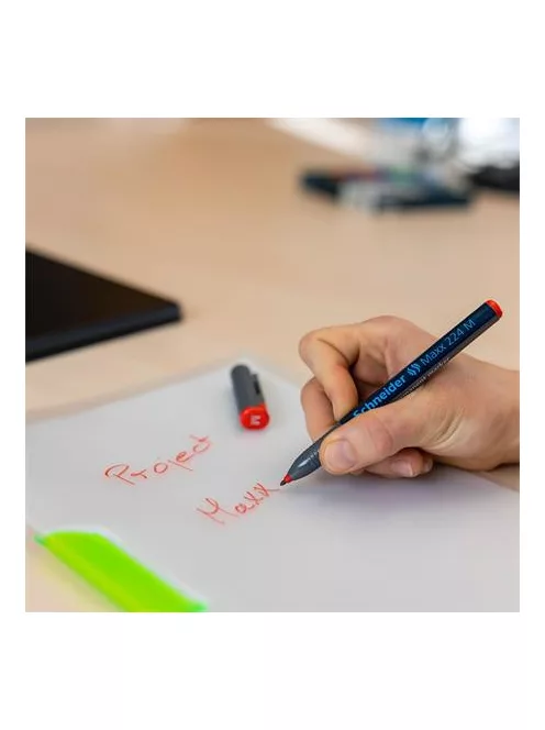 SCHNEIDER Alkoholos marker, OHP, 1 mm, SCHNEIDER "Maxx 224 M", piros