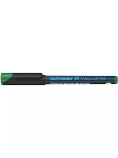   SCHNEIDER Alkoholos marker, OHP, 1 mm, SCHNEIDER "Maxx 224 M", zöld