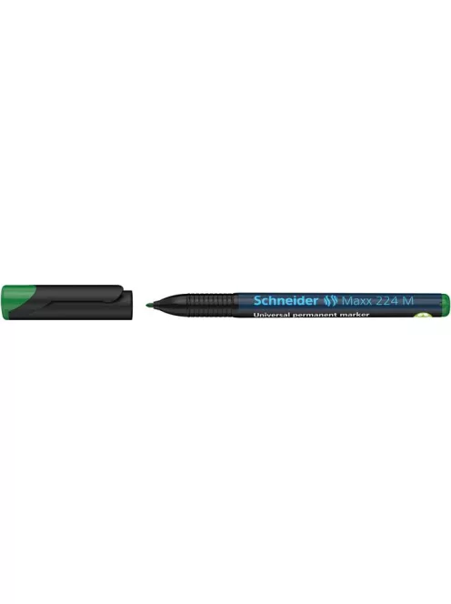 SCHNEIDER Alkoholos marker, OHP, 1 mm, SCHNEIDER "Maxx 224 M", zöld