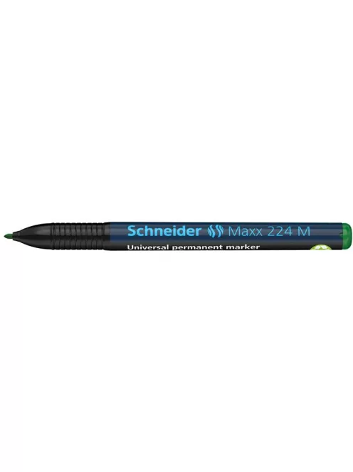 SCHNEIDER Alkoholos marker, OHP, 1 mm, SCHNEIDER "Maxx 224 M", zöld