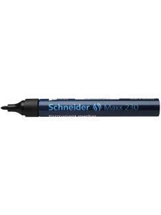   SCHNEIDER Alkoholos marker, 1-3 mm, fémházas, SCHNEIDER "Maxx 230", fekete