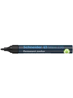   SCHNEIDER Alkoholos marker, 1-3 mm, fémházas, SCHNEIDER "Maxx 230", fekete
